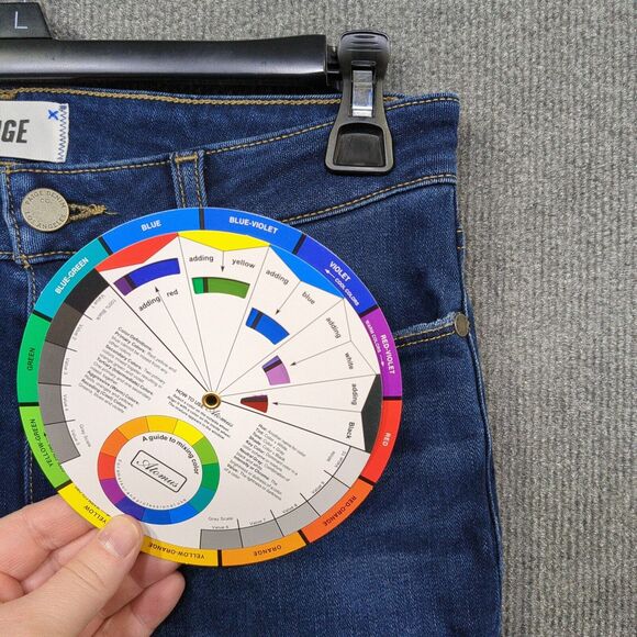 Paige Jeans Womens 27 (28x31) Ankle Skyline Skinny Dark Blue Denim Stretch - Picture 2 of 13